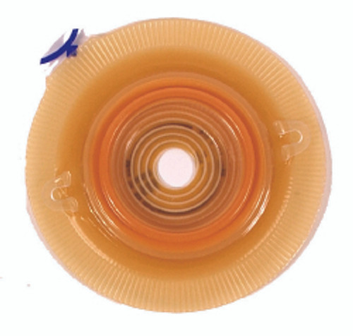 Ostomy Barrier Assura® Xpro Trim to Fit, Extra Extended Wear Silicone Based Adhesive 60 mm Flange Blue Code System Synthetic Resin 3/4 to 1-3/4 Inch Opening (M-551013)