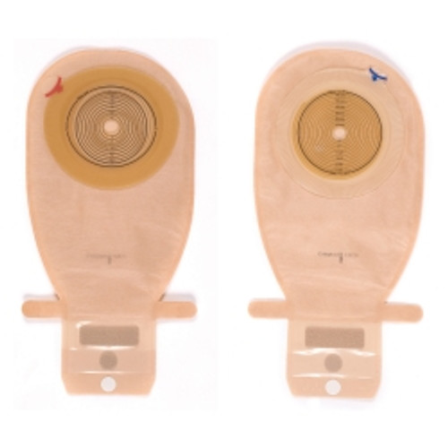 Colostomy Pouch Assura® One-Piece System 11-1/2 Inch Length Flat, Trim to Fit 3/8 to 2-1/4 Inch Stoma Drainable (M-557041)