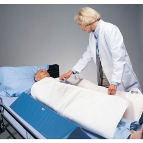 In-Bed Positioning Pad TLC Pad White / Blue 40 X 48 Inch 4 Handles (M-558000)