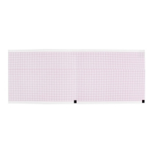 Diagnostic Recording Paper Cardiofax® S Thermal Paper 109 mm X 92 Sheets Z-Fold Red Grid (M-570156)