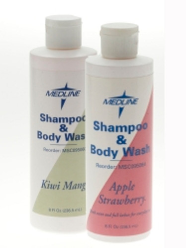 Shampoo and Body Wash Medline 128 oz. Flip Top Bottle Kiwi Mango Scent (M-571803)