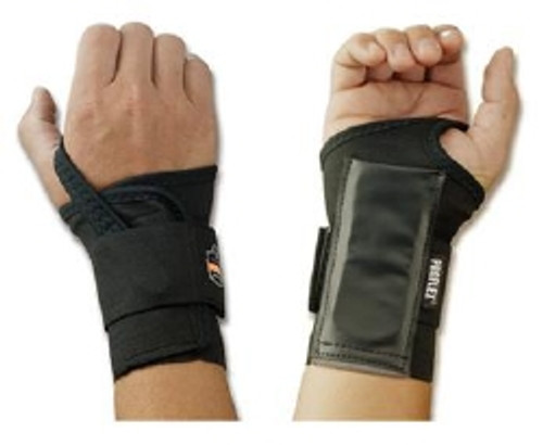 Wrist Support ProFlex® 4000 Single Strap Elastane / Elastic / Polyester Right Hand Black Medium (M-633411)
