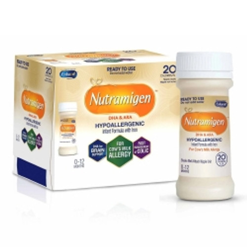 Infant Formula Nutramigen® Unflavored 2 oz. Bottle Liquid Iron Cow's Milk Allergy (M-640174)
