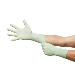 Surgical Glove GAMMEX® Non-Latex PI Green Size 8.5 Sterile Polyisoprene Standard Cuff Length Micro-Textured Light Green Chemo Tested (M-648146)