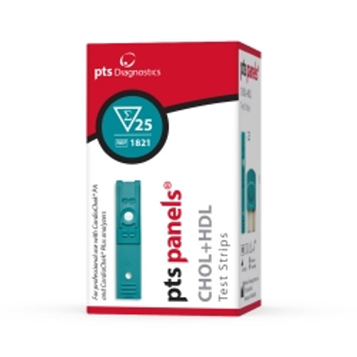 General Chemistry Reagent PTS Panels® High-Density Lipoprotein (HDL) Cholesterol For Cardiochek PA Analyzer 25 Tests (M-652473)