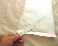 Sterilization Pouch Steriking® Ethylene Oxide (EO) Gas / Steam 7-1/2 X 13 Inch Transparent / White Self Seal Paper / Film (M-661308)