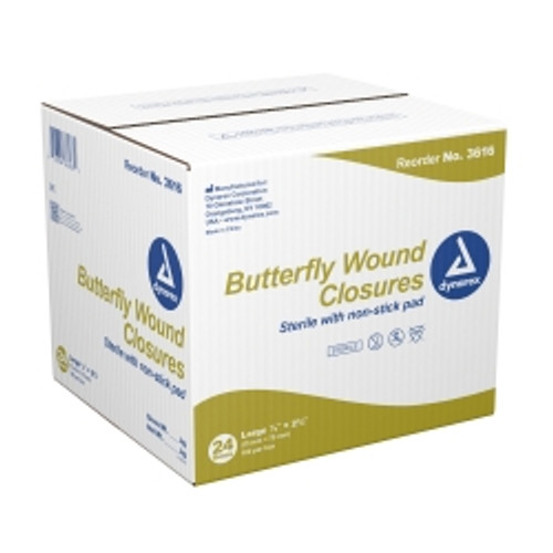 Skin Closure Strip Secure Strip™ 1/2 X 2-3/4 Inch Plastic Butterfly Closure White (M-670176)