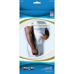 Abdominal Binder Sport-Aid™ Small Hook and Loop Closure 30 to 45 Inch Hip Circumference 9 Inch Height Adult (M-697374)