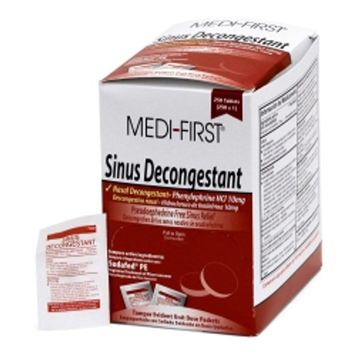 Sinus Relief Medi-First® 10 mg Strength Tablet 250 per Box (M-709099)