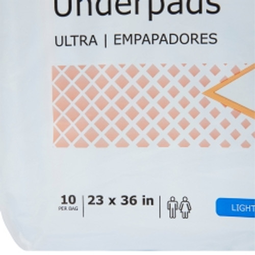 Disposable Underpad McKesson Ultra Breathable 23 X 36 Inch Fluff / Polymer Heavy Absorbency (M-724054)