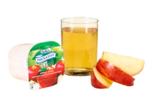 Thickened Beverage Thick & Easy® 4 oz. Portion Cup Apple Flavor Liquid IDDSI Level 2 Mildly Thick (M-732814)