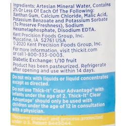 Thickened Water Thick-It® Clear Advantage® 8 oz. Bottle Unflavored Liquid,83183  (1/EA)