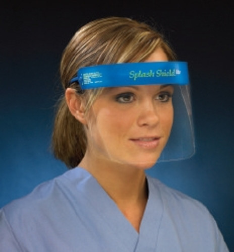 Face Shield Kit Splash Shield lite One Size Fits Most Full Length Anti-fog Disposable NonSterile (M-764818)