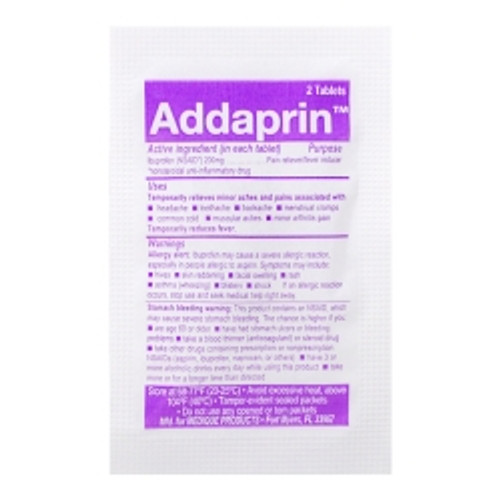 Pain Relief Addaprin™ 200 mg Strength Ibuprofen Tablet 250 per Box (M-769188)