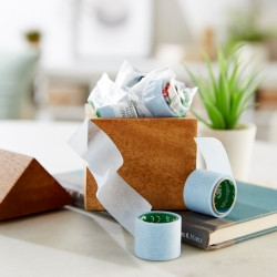 Medical Tape 3M™ Micropore™ S Blue 1 Inch X 1-1/2 Yard Silicone NonSterile,83741  (100/BX)