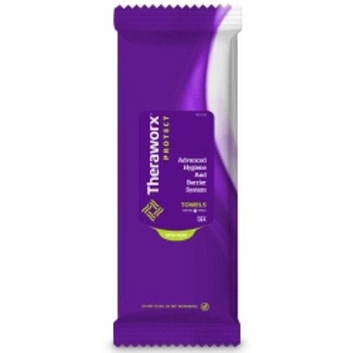 Personal Hygiene Barrier Wipe Theraworx® Protect Advanced Hygiene Barrier System Soft Pack Lavender Scent 8 Count (M-798264)