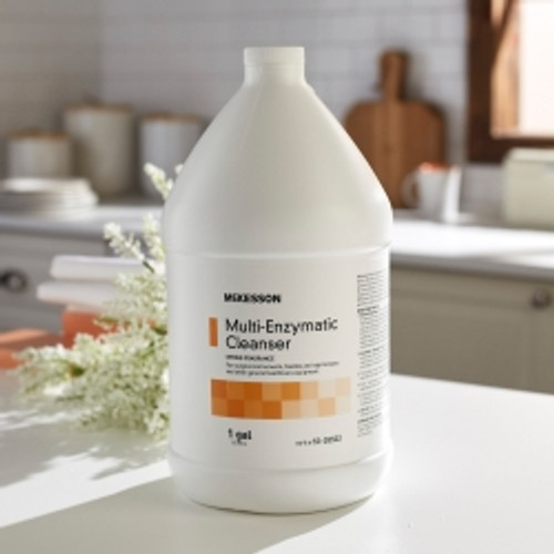 Multi-Enzymatic Instrument Detergent McKesson Liquid 1 gal. Jug Spring Fresh Scent (M-803319)
