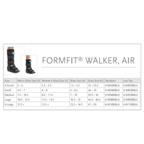 Air Walker Boot Formfit® Walker Air Pneumatic Medium Left or Right Foot Adult (M-816762)