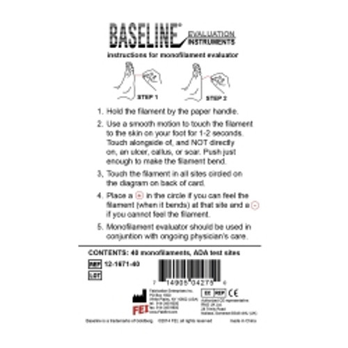 Baseline® ADA Monofilament Sensory Test Level 5.07, 10 Gram Force (M-843615)