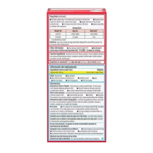 Children's Pain Relief Tylenol® 160 mg / 5 mL Strength Acetaminophen Oral Suspension 2 oz. (M-862833)