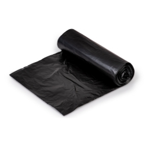 Trash Bag Colonial Bag 45 gal. Black HDPE 22 Mic. 40 X 48 Inch X-Seal Bottom Coreless Roll (M-864224)