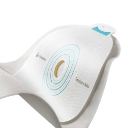 Ostomy Pouch SenSura® Mio One-Piece System 11 Inch Length, Maxi 1-3/8 Inch Stoma Drainable Flat, Pre-Cut,85779  (10/BX)