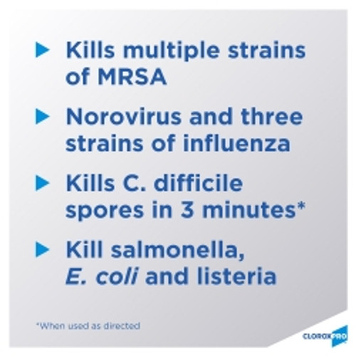 CloroxPro™ Clorox® Surface Disinfectant Premoistened Manual Pull Wipe 75 Count Canister Fresh Scent NonSterile (M-908190)