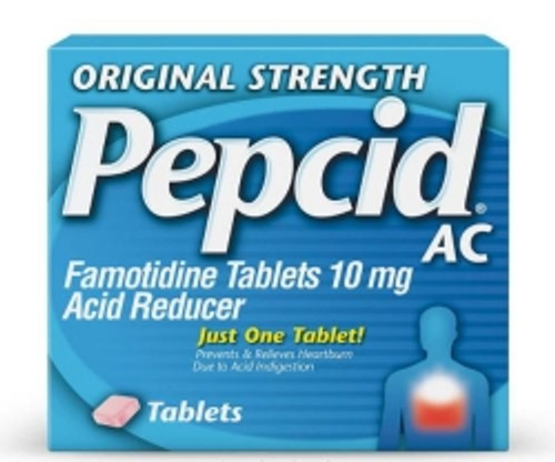 Antacid Pepcid® AC 10 mg Strength Tablet 30 per Box (M-916847)