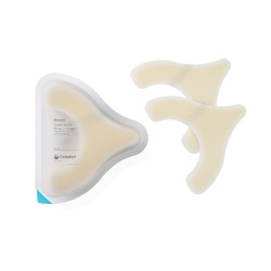 Skin Barrier Strip Brava® Moldable, Standard Wear Adhesive without Tape Without Flange Universal System Hydrocolloid 1/2 Curve,86466  (1/EA)