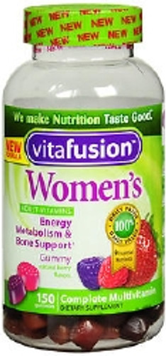 Multivitamin Supplement Vitafusion® Vitamin A / Ascorbic Acid / Vitamin D / Vitamin E 2500 IU - 30mg - 800 IU - 15 IU Strength Gummy 150 Per Bottle Mixed Berry Flavor (M-981365)