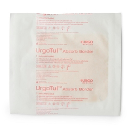 Foam Dressing TRIACT 4 X 4 Inch With Border Waterproof Backing Silicone Adhesive Square Sterile (M-995940)