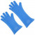 Heat Resistant Glove Silicone Heat Glove One Size Fits Most Silicone Blue 13.7 Inch Straight Cuff NonSterile  (1/EA)