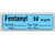 Drug Label Shamrock Anesthesia Label FENTANYL 50 mcg / mL / Prep Date _____ Exp. Date _____ / Initial _____ Exp. Time _____ Blue 1/2 X 1 Inch  (1/RL)