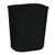 Fire-Resistant Trash Can Rubbermaid® 14 Quart Rectangular Black Thermoset Polyester Open Top  (6/CT)