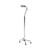 Small Base Quad Cane McKesson Steel 30 to 39 Inch Height Chrome  (1/EA)