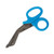 Trauma Shears McKesson Medicut™ Blue 7-1/4 Inch Length Medical Grade Stainless Steel Finger Ring Handle Blunt Tip / Blunt Tip  (1/EA)
