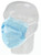 Procedure Mask FluidGard® Anti-fog Foam Pleated Earloops One Size Fits Most Blue NonSterile ASTM Level 3 Adult  (50/BX)