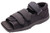 Square Toe Post-Op Shoe Large Male Black  (1/EA)
