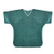 Scrub Shirt 4/5X-Large Green / White Without Pockets Short Sleeve Unisex  (30/CS)