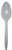 Teaspoon Empress Medium Weight White Plastic  (1/CS)