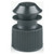McKesson Tube Closure Polyethylene Flanged Plug Cap Black 13 mm For Use with 13 mm Blood Drawing Tubes, Glass Test Tubes, Plastic Culture Tubes NonSterile  (1000/BG)