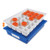 Specimen Storage Tray Droplet™ 84 X 331 X 480 mm Blue / White Polystyrene 24 Specimen Container Capacity  (1/EA)
