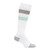 Maternity Compression Socks Motif Medical Knee High Medium White / Gray / Green Closed Toe  (1/PR)