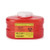 Sharps Container BD™ Red Base 5-3/10 H X 9-1/10 W X 5 D Inch Vertical Entry 0.825 Gallon  (1/EA)