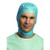 Surgical Hood One Size Fits Most Blue Tie Closure  (200/CS)