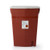 Sharps Container SharpSafety™ Red Base 26 H X 18-1/4 W X 12-3/4 D Inch Horizontal Entry 18 Gallon  (1/EA)