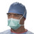 Surgical Mask Halyard Duckbill Tie Closure One Size Fits Most Green NonSterile Not Rated Adult  (50/BX)