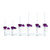 Safe-T-Fill® Capillary Blood Collection Tube K2 EDTA Additive 1.1 mm Diameter 125 µL Purple Pierceable Attached Cap Plastic Tube  (50/PK)
