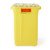 Chemotherapy Waste Container BD™ Yellow Base 18-1/2 H X 17-3/4 W X 11-3/4 D Inch Vertical Entry 9 Gallon  (1/EA)