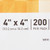 Gauze Sponge McKesson 4 X 4 Inch 200 per Pack NonSterile 12-Ply Square  (200/PK)